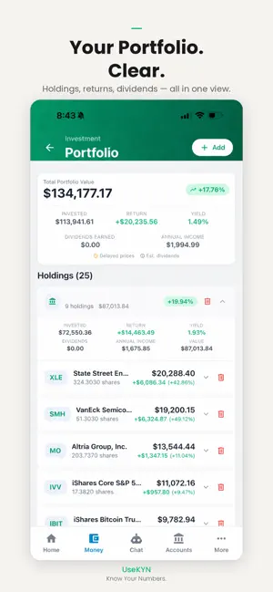 UseKYN:Money Tracker & Planner screenshot 4