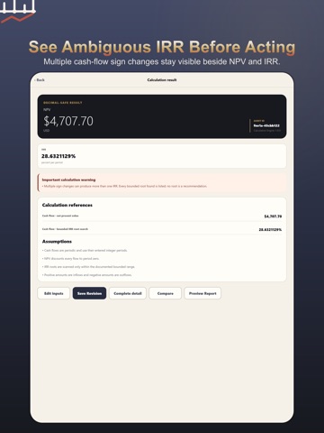 Financial Calculator: TVM Pro iPad screenshot
