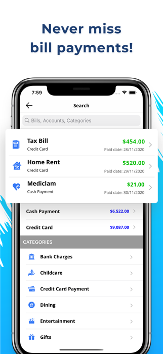 Bills Organizer Screenshot 4 of 9