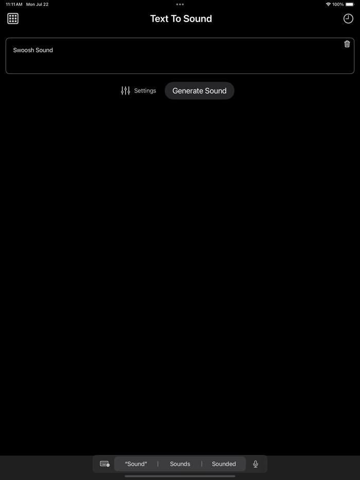 Text To Sound Effects