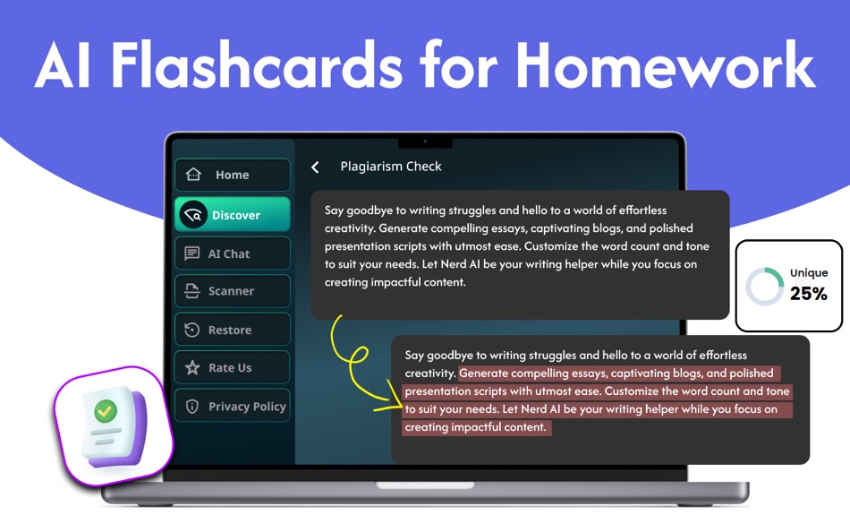 #4. AI Quiz Maker: Anki Flashcards (macOS) โดย: Maham Naeem
