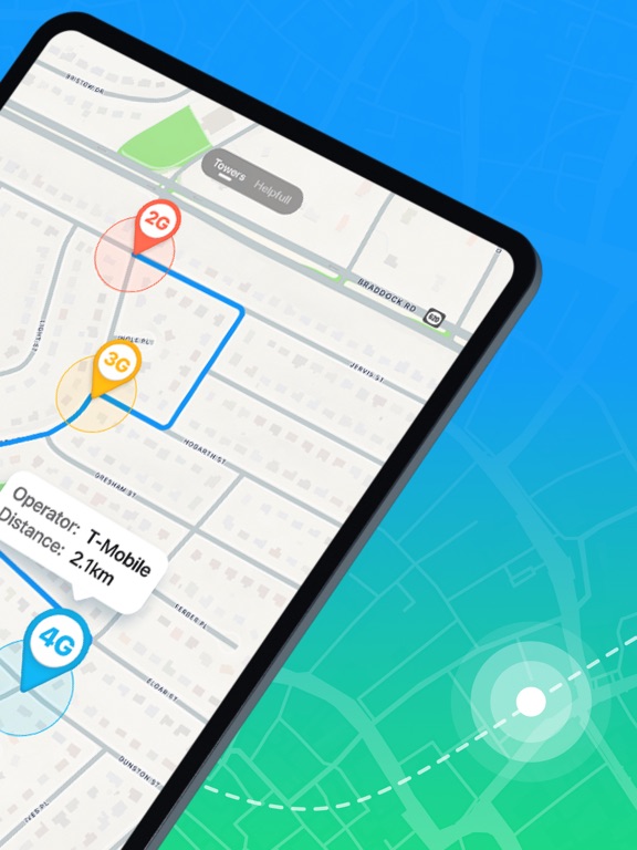 Cell Tower Locator & Map iPad screenshot 2 - Utilities app