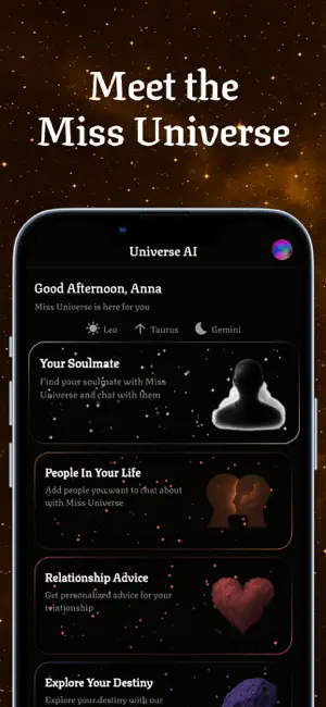 Universe AI: Soulmate Drawing iPhone screenshot 2