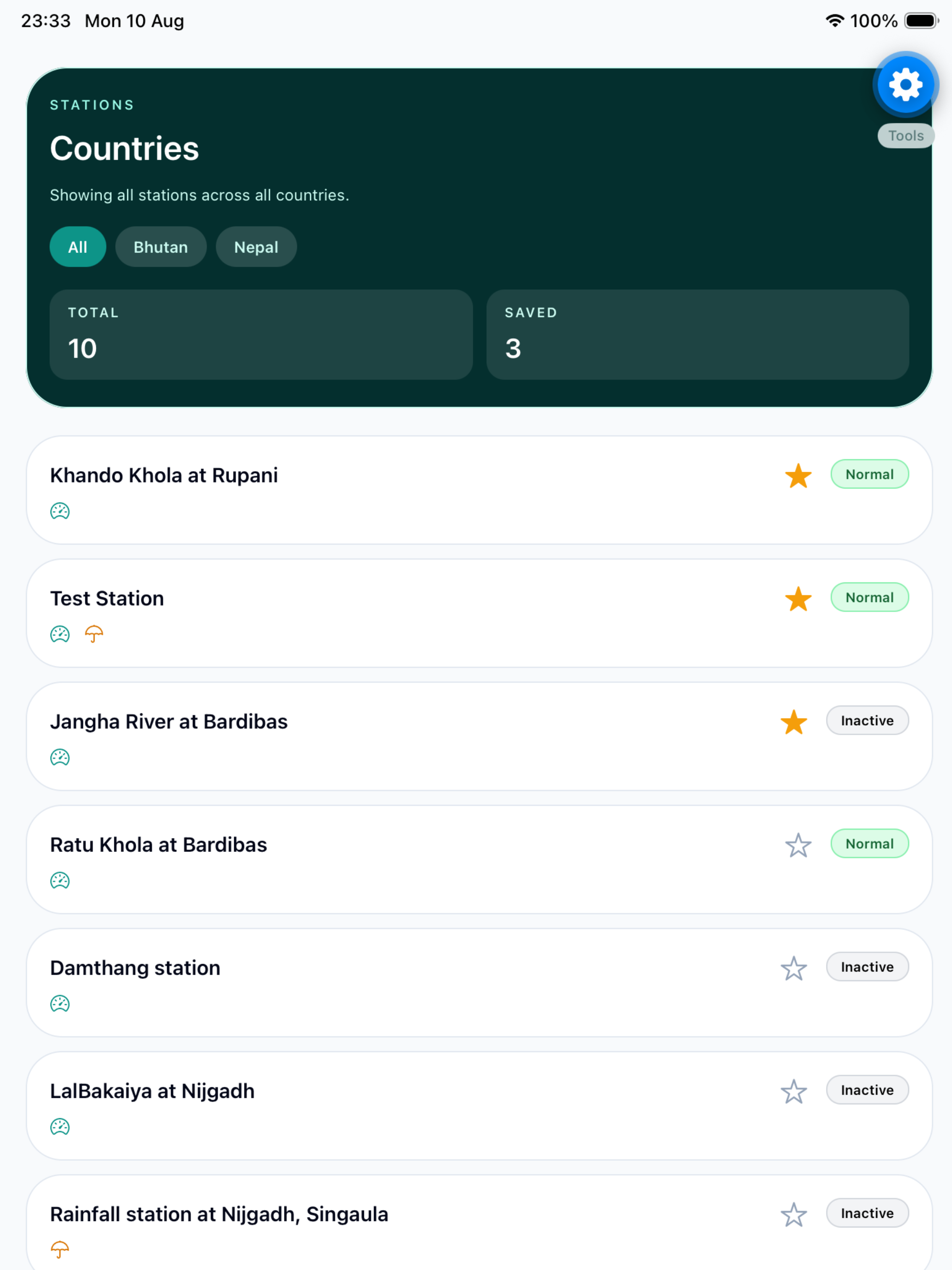 CBFEWS screenshot 7