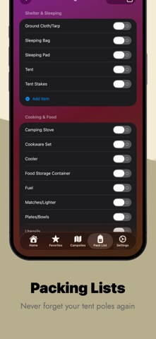 Camp Helper: CampMate Screenshot 4 of 6
