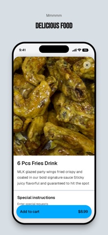 MLK Fish & Chicken iPhone screenshot