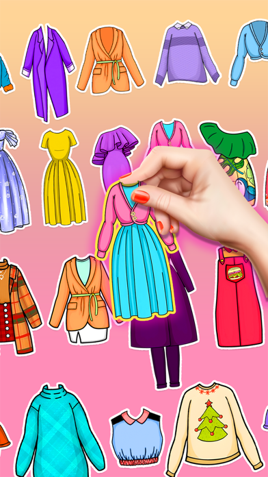 Paper Doll DIY Dress Up Games Screenshot