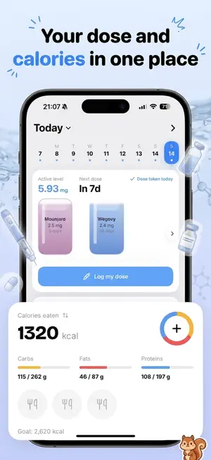 Mello: AI GLP-1 Tracker screenshot 2