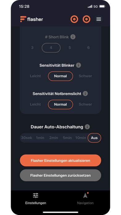 Flasher App Screenshot