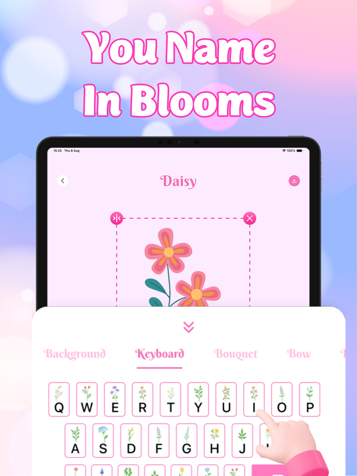 Flower Language Bloom Keyboard