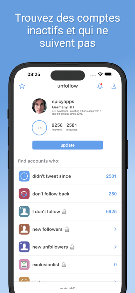 unfollow for X aka Twitter screenshot 1