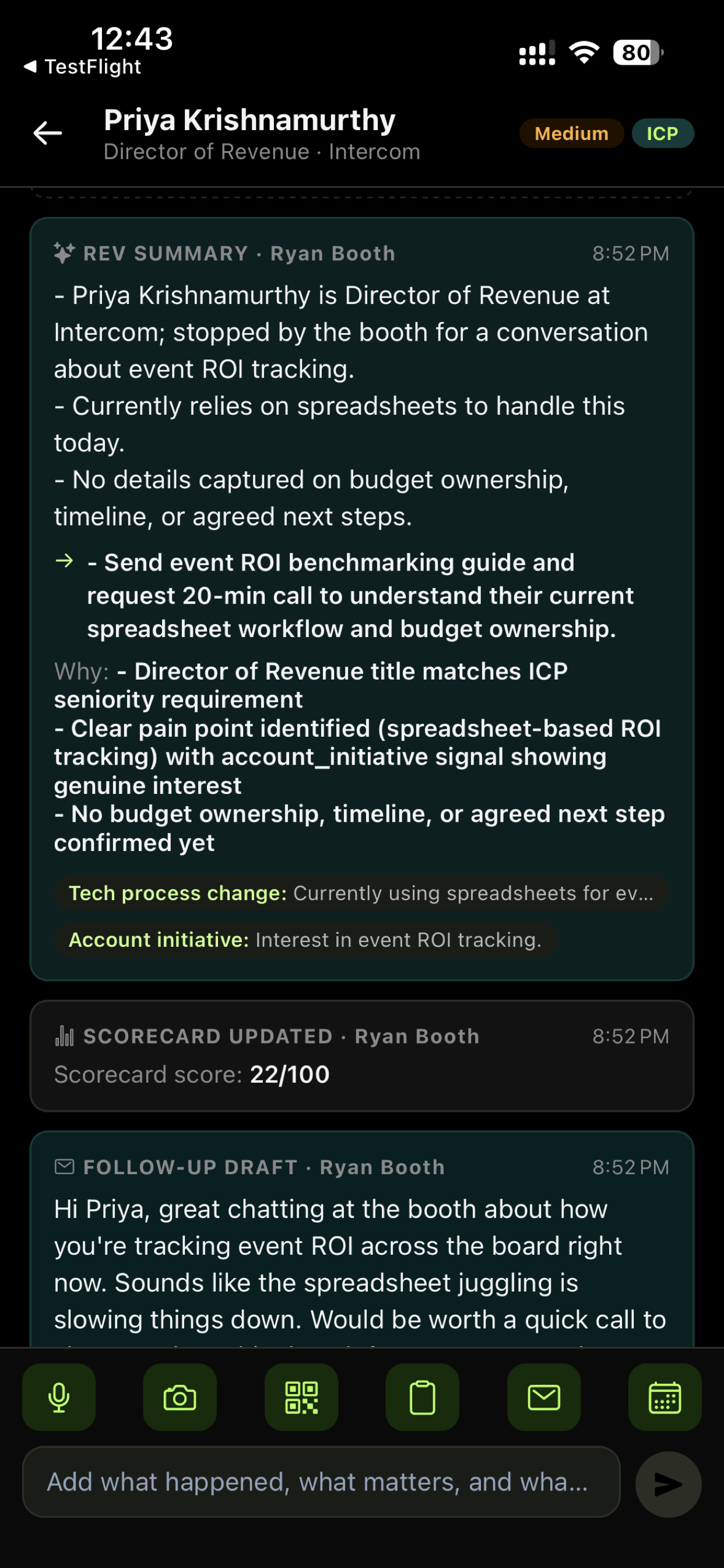 BoothRev: AI Event CRM screenshot 3