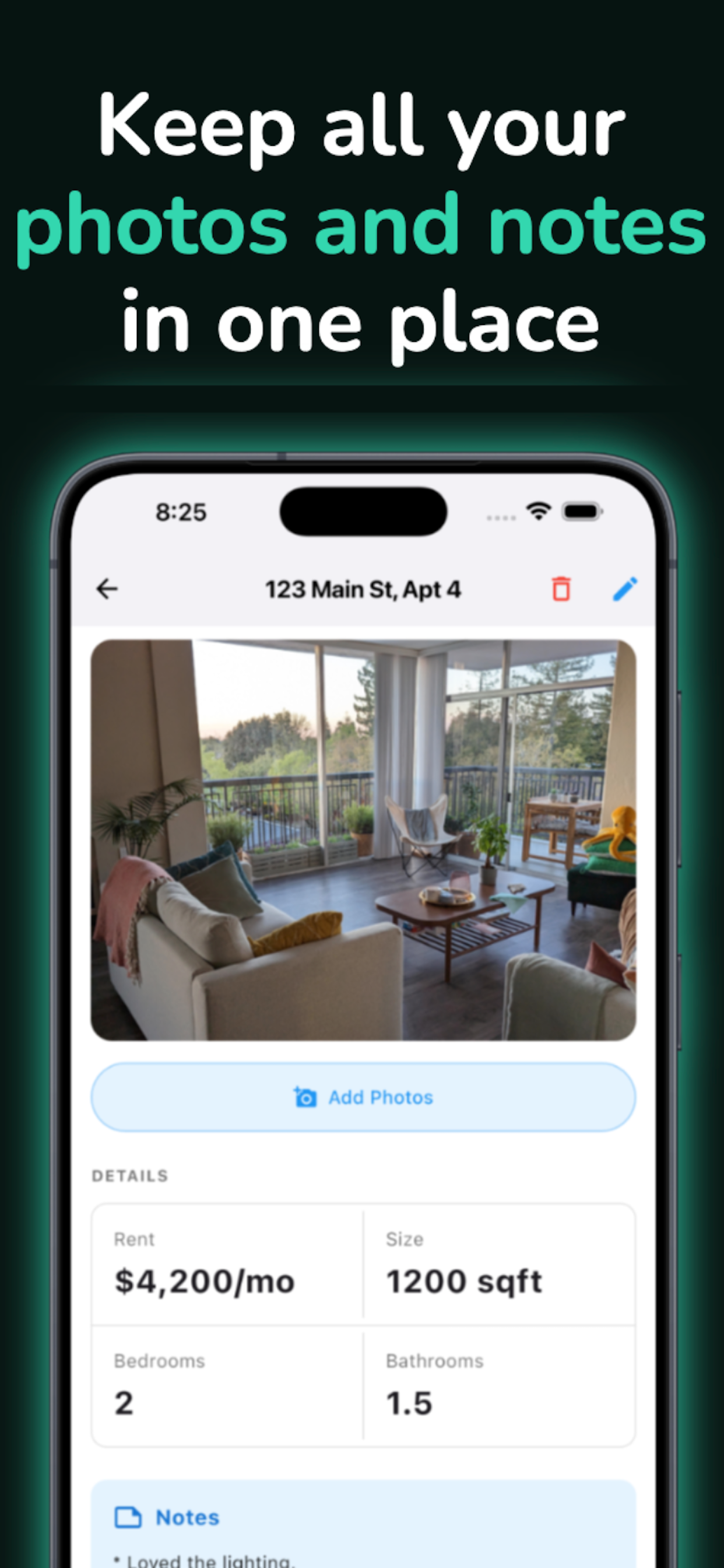 Shortlist: Home Hunt Organizer screenshot 3
