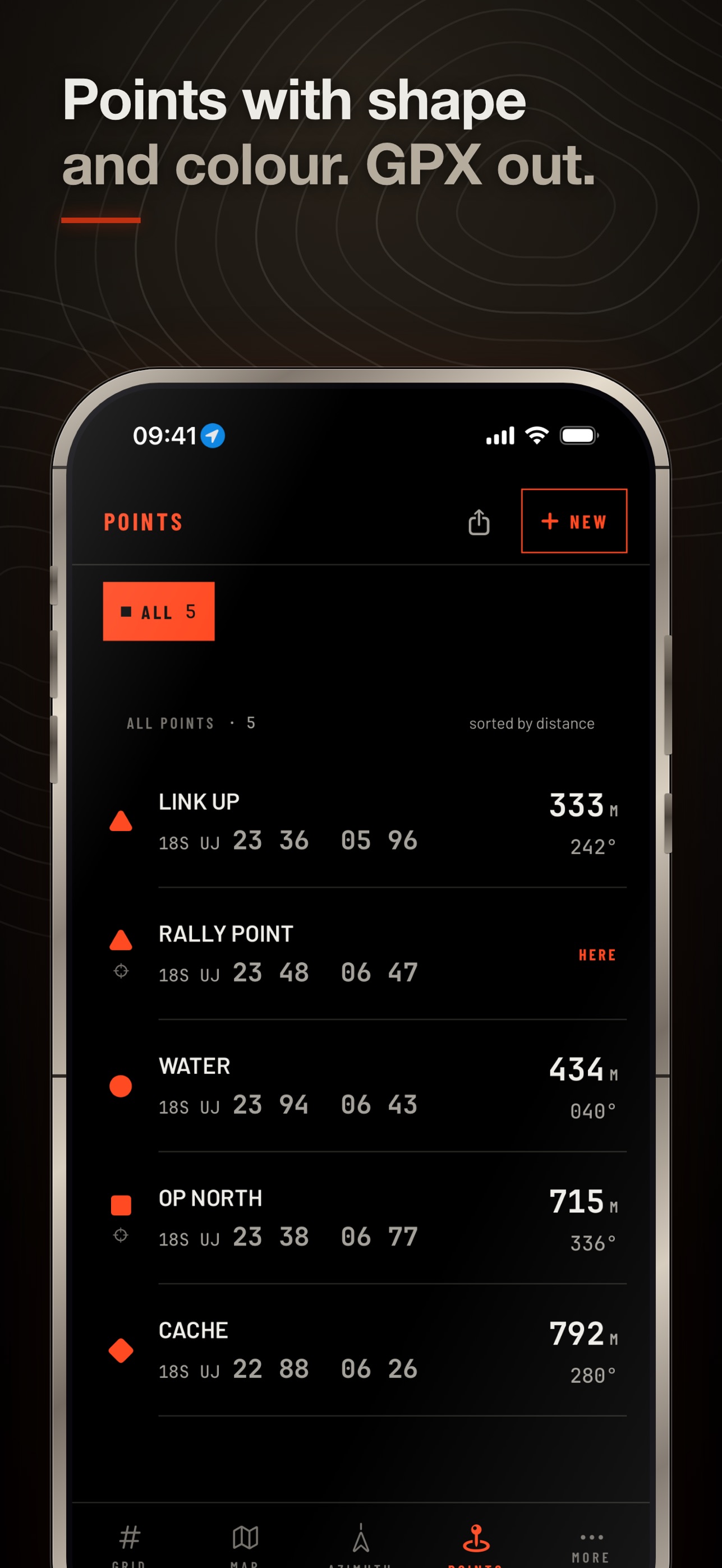 Screenshot 4 of Land Nav: MGRS & UTM Compass