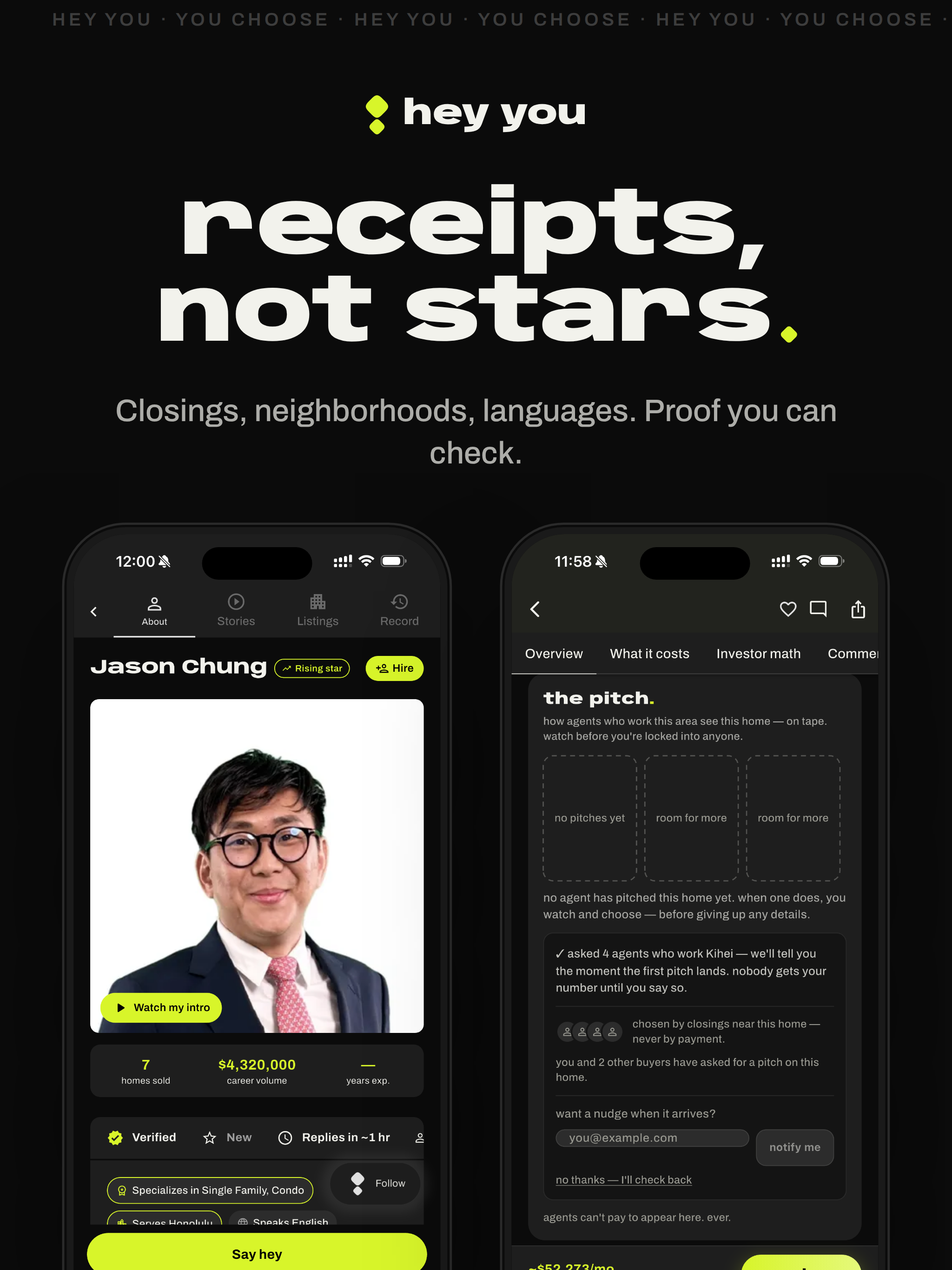 hey you: You Choose Your Agent screenshot 10