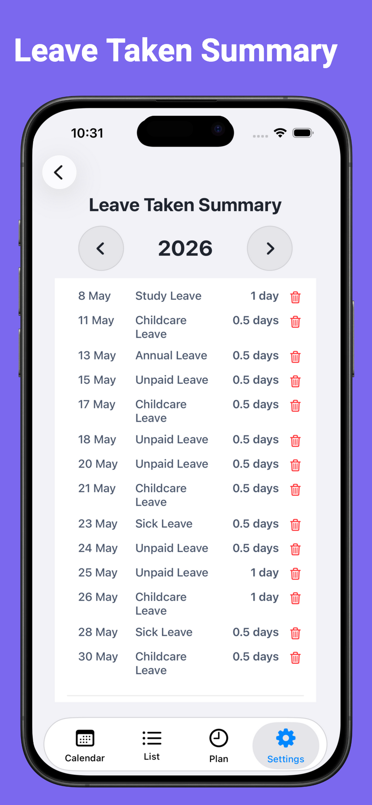 Shift Calendar RUIX screenshot 7