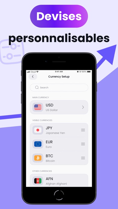 Screenshot #3 pour Convertisseur Monnaie Express