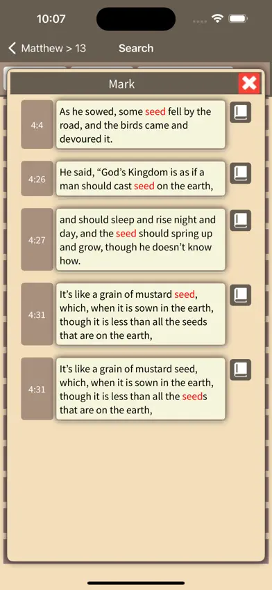 Seed Bible Eng Kor French screenshot 4