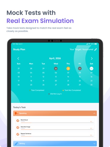 PTE Exam Practice - AlfaPTE iPad screenshot 4