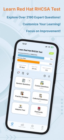 Learn Red Hat RHCSA Test iPhone screenshot