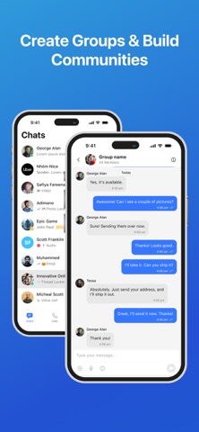 OkTalk Chat iPhone screenshot