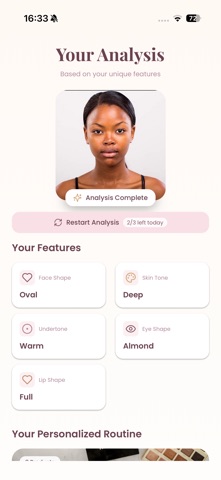 MUA - AI Makeup Artist iPhone screenshot