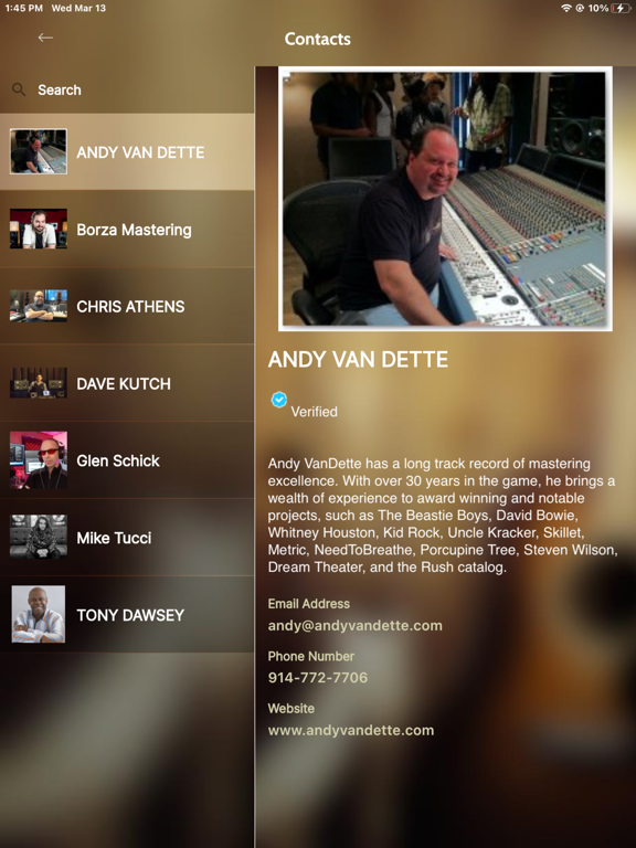 THE BLUEPRINT Music Industry iPad screenshot 4 - Music app