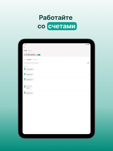 Hamkor Biznes iPad screenshot