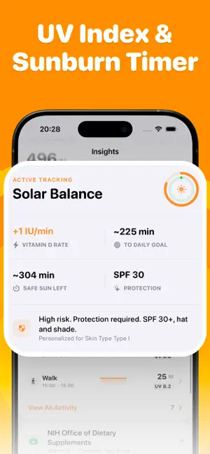 Vitamin D Sun Tracker & UV screenshot 3