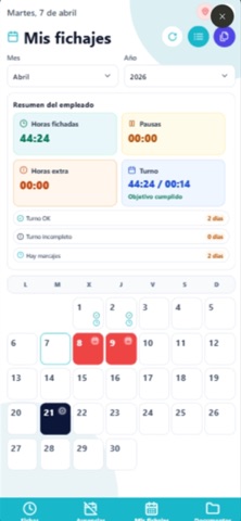 Conexia-Time screenshot