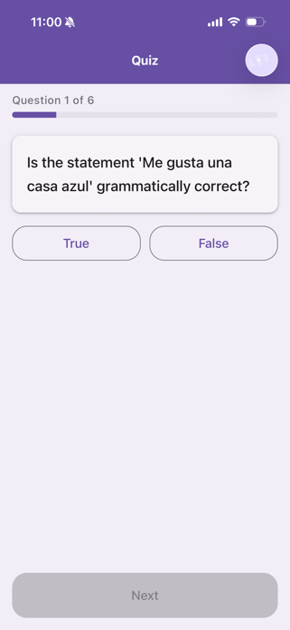 Lingosphere: Language Quizzes Screenshot 1 of 5