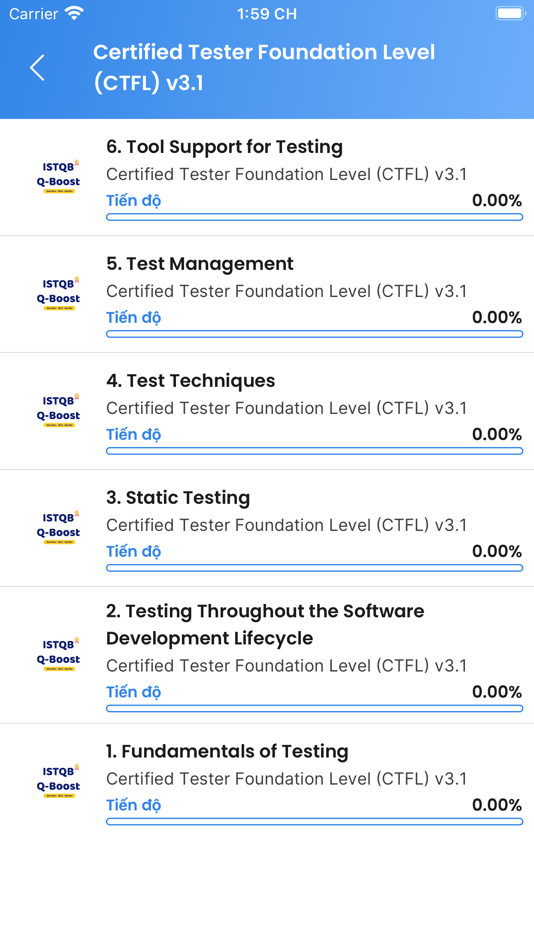#3. ISTQB Q-Boost (iOS) By: Khanh Nhat Cao