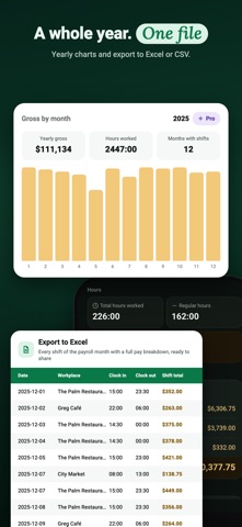 Shift Salary: Pay & Timesheet Screenshot 8 of 8