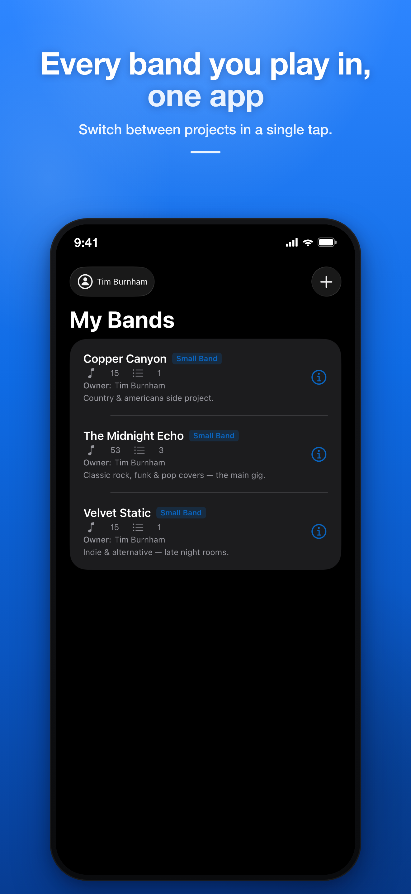Band Central for Musicians screenshot 8