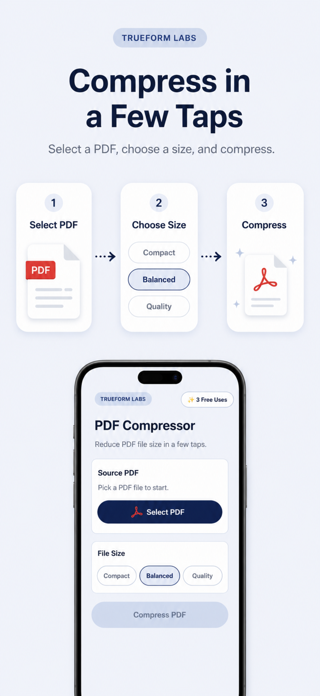 PDF Compressor - Shrink File Screenshot 3 of 4