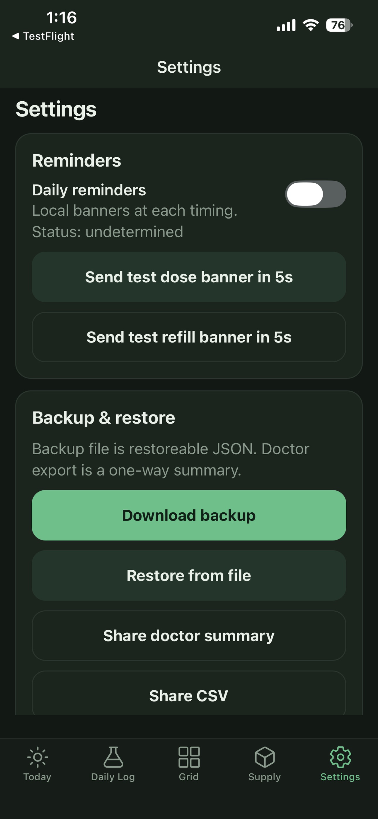 Screenshot 5 of StackLog Daily
