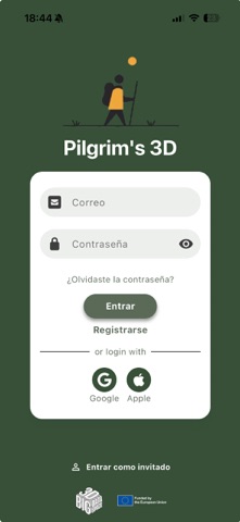 Pilgrims 3D App screenshot