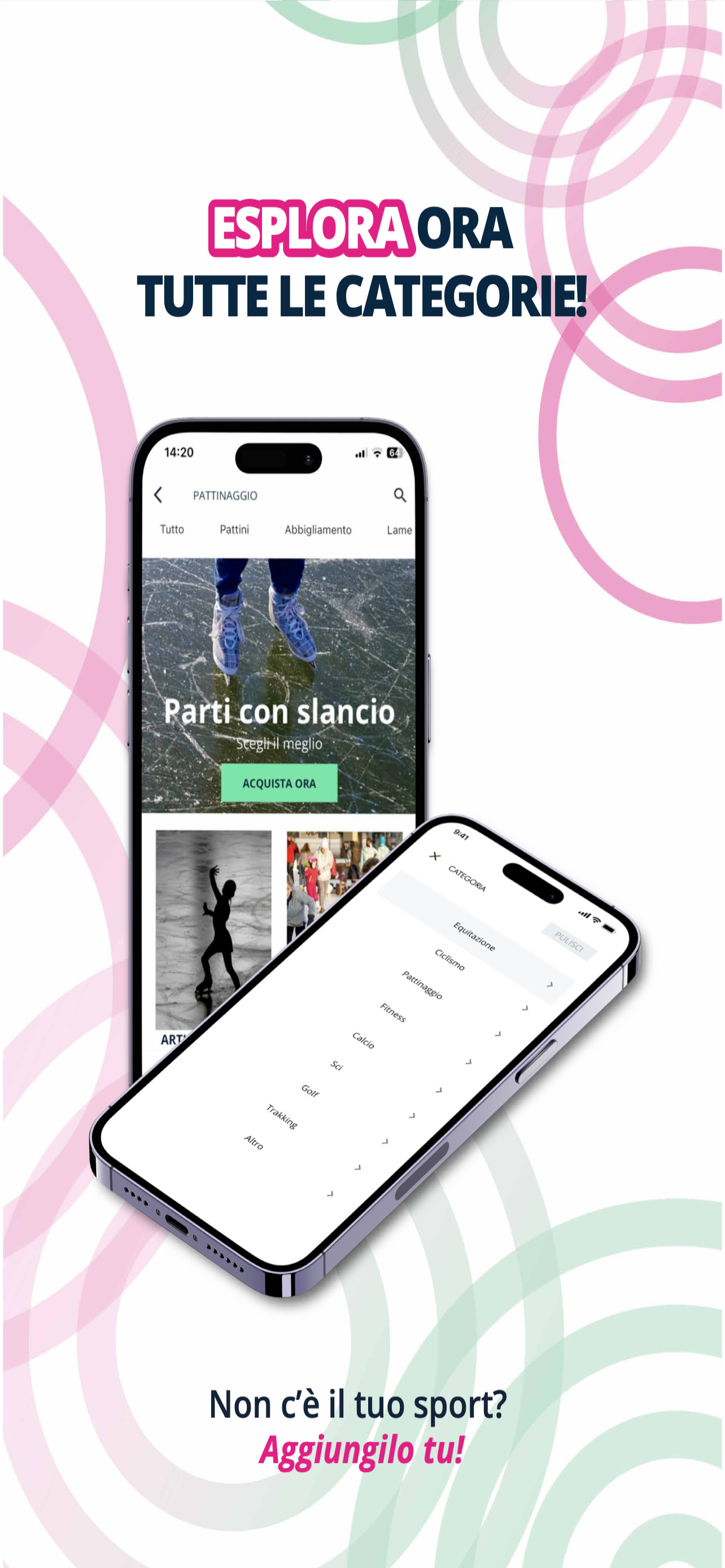 Rizoga: usato sportivo