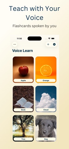 Voice Learn - Sound cards iPhone screenshot
