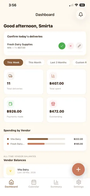 HouseBook - Milk & Grocery screenshot 1
