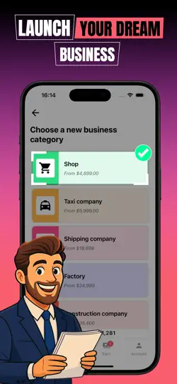 Скриншот Idle Business: Get Rich Quick на iPhone 2