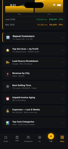 Mobile Service OS screenshot