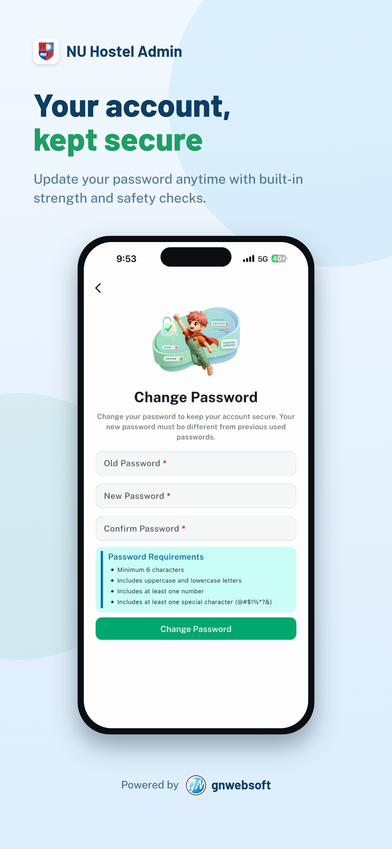 NU Hostel Admin screenshot 2