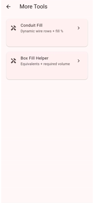 FieldCalc - Voltage Drop Lite Screenshot 2 of 10
