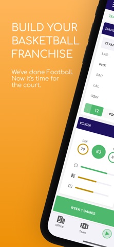 Pocket GM: Basketball Sim App Store preview screenshot 1