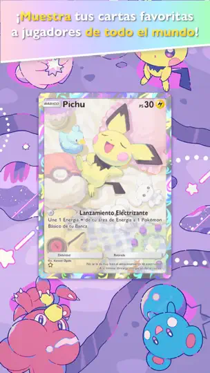 Captura de pantalla de JCC Pokémon Pocket en iPhone 5