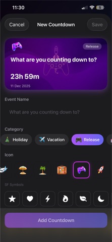 Await - Countdown Timer Screenshot 1 of 4