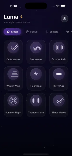 Luma - Soundscapes&White Noise screenshot 1