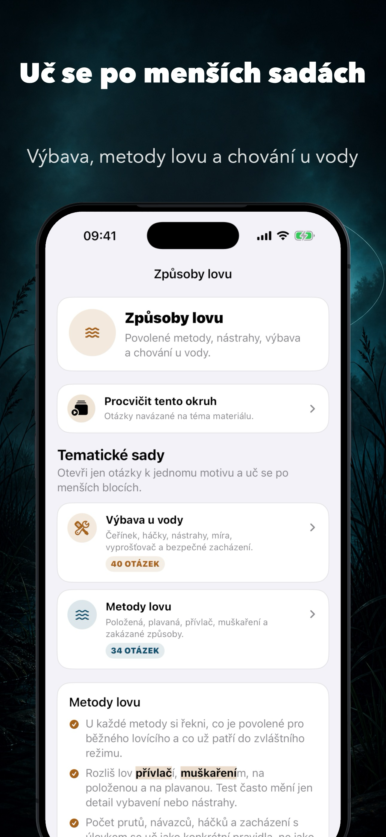 Rybářský lístek: Testy screenshot 10
