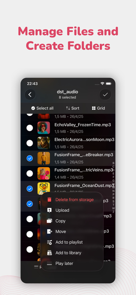 Evermusic Pro: music player screenshot 9
